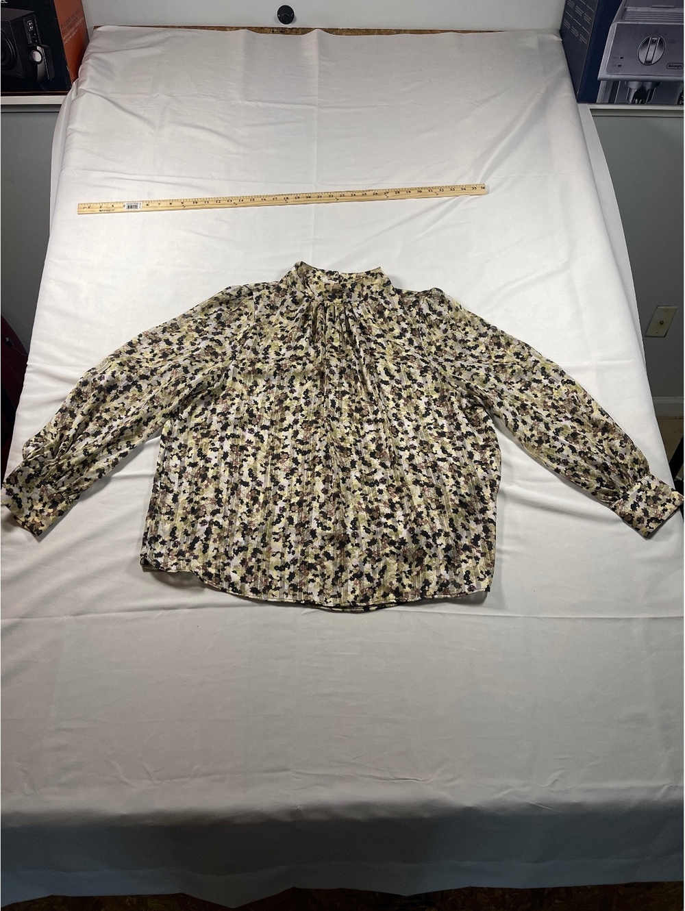 Women’s Size XL H&M High Neck Long Sleeve Blouse